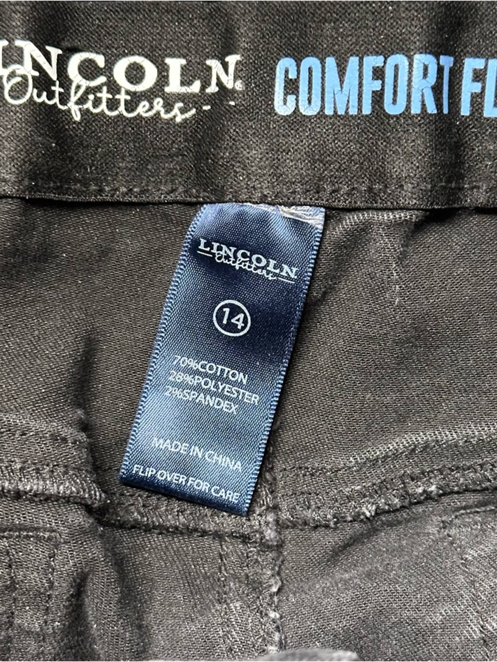 Lincoln Outfitters Womens 14 Straight Leg Jeans Gray Comfort Flex Stretch EUC - Picture 5 of 9